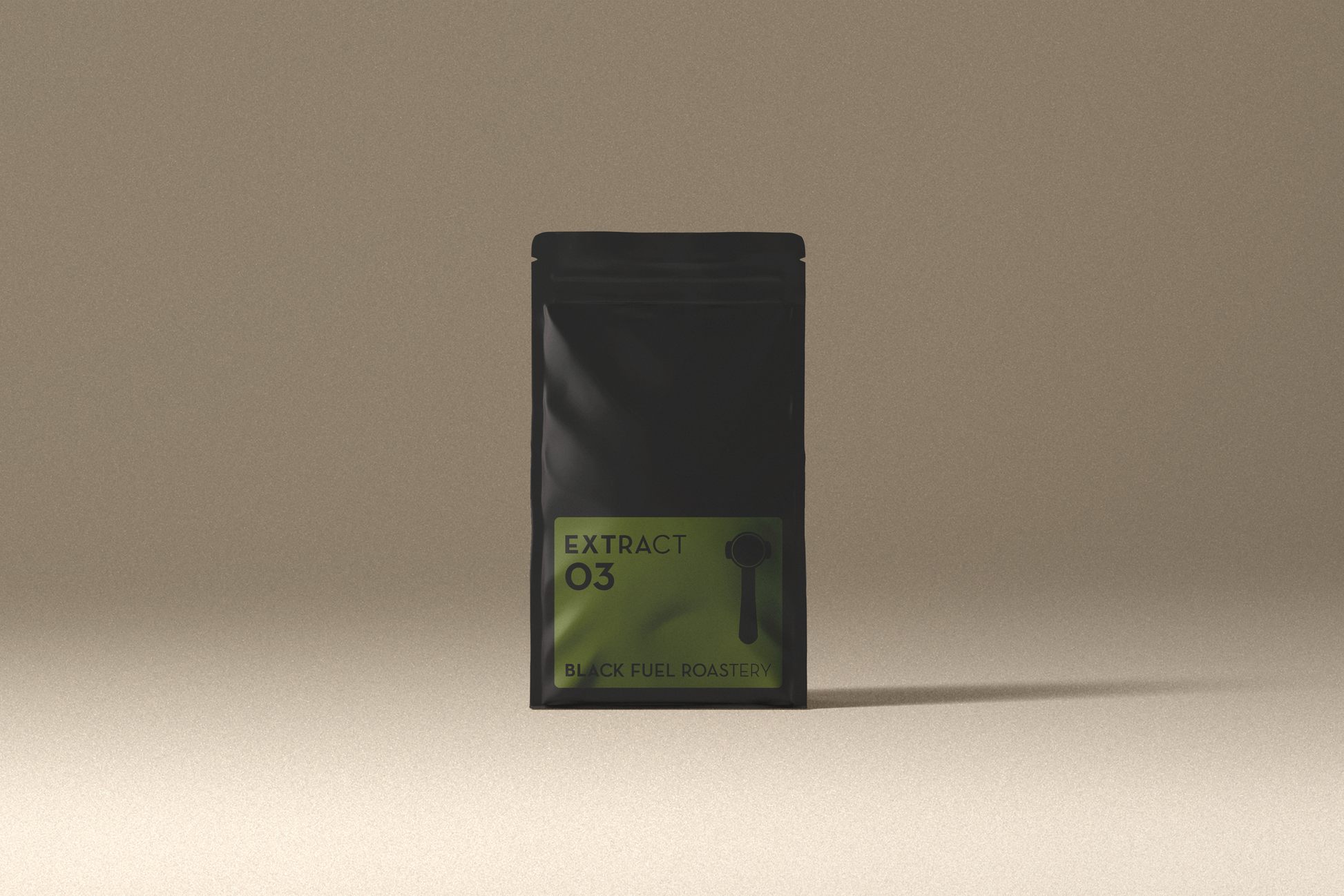 Black Fuel blend Extract 3 espresso coffee bag signature blend