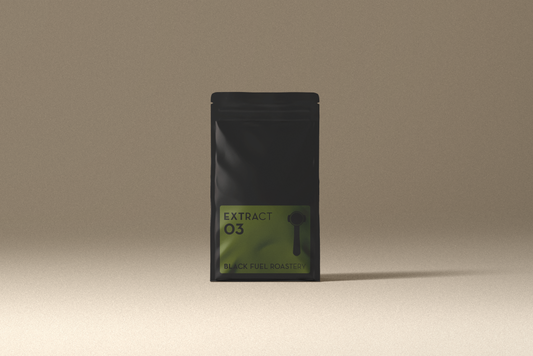 Black Fuel blend Extract 3 espresso coffee bag signature blend